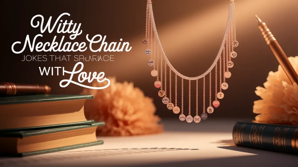 Witty Necklace Chain Jokes That Sparkle With Love