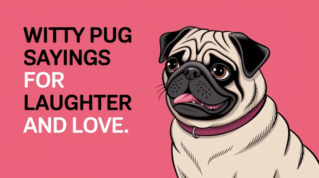 Witty Pug Sayings for Laughter and Love