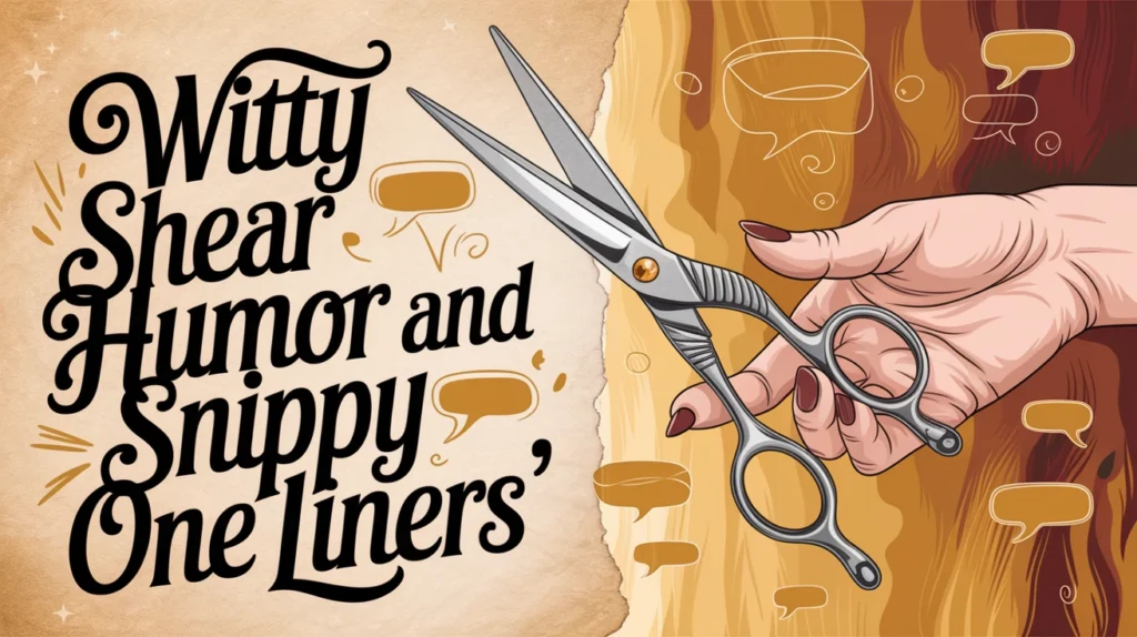 Witty Shear Humor and Snippy One Liners