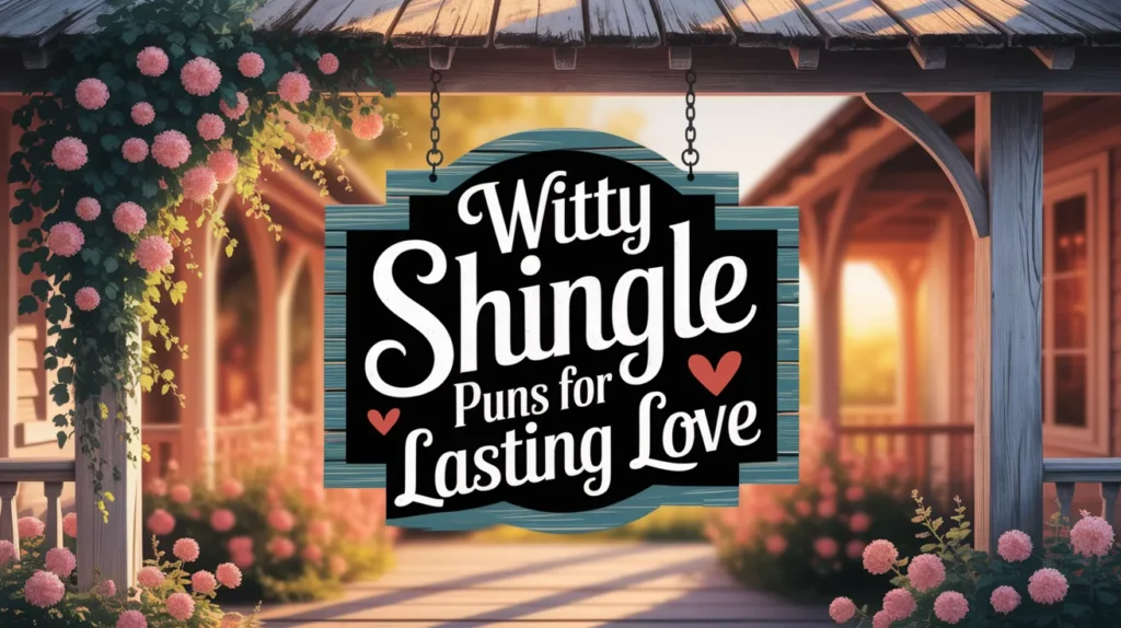 Witty Shingle Puns for Lasting Love