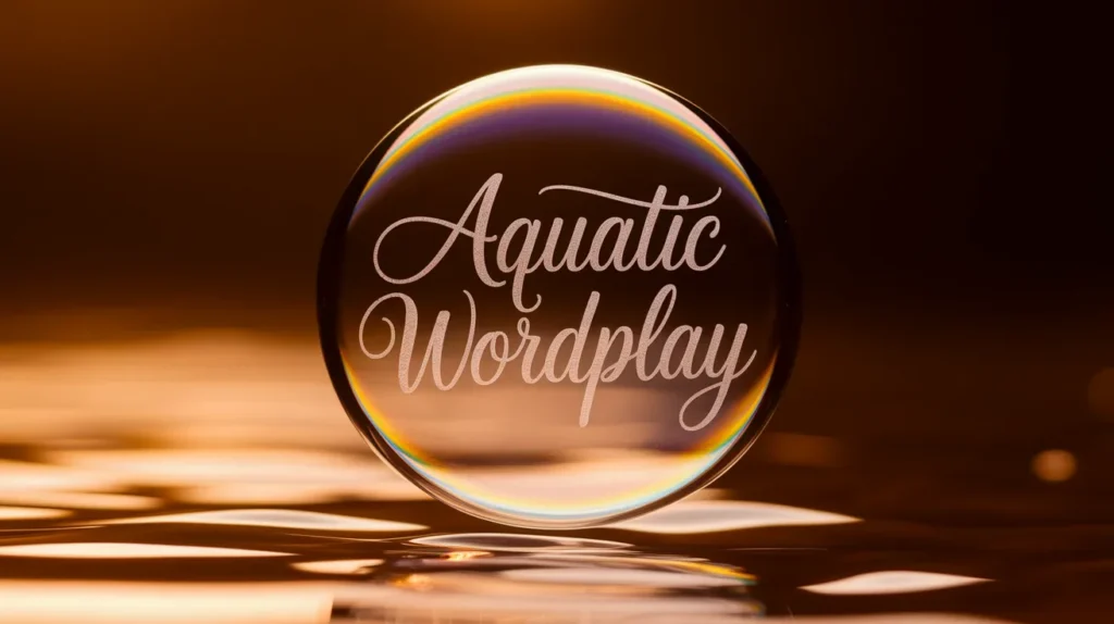 Aquatic Wordplay