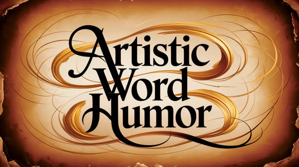 Artistic Word Humor