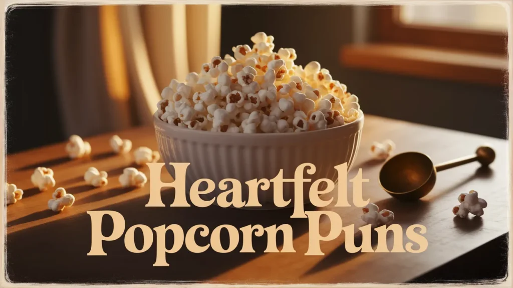 Heartfelt Popcorn Puns