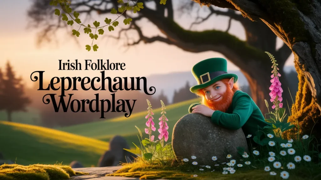 Irish Folklore Leprechaun Wordplay