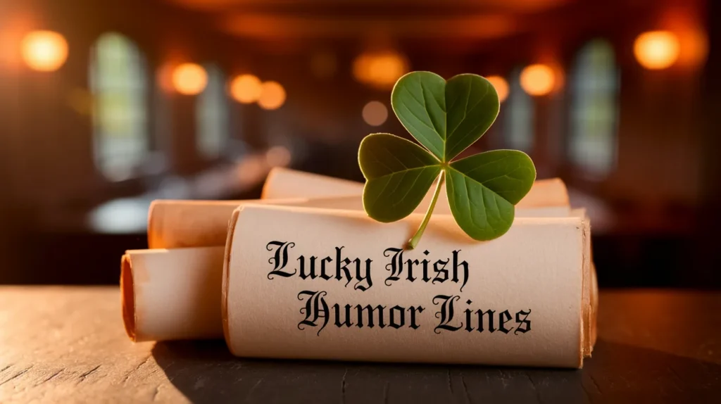 Lucky Irish Humor Lines