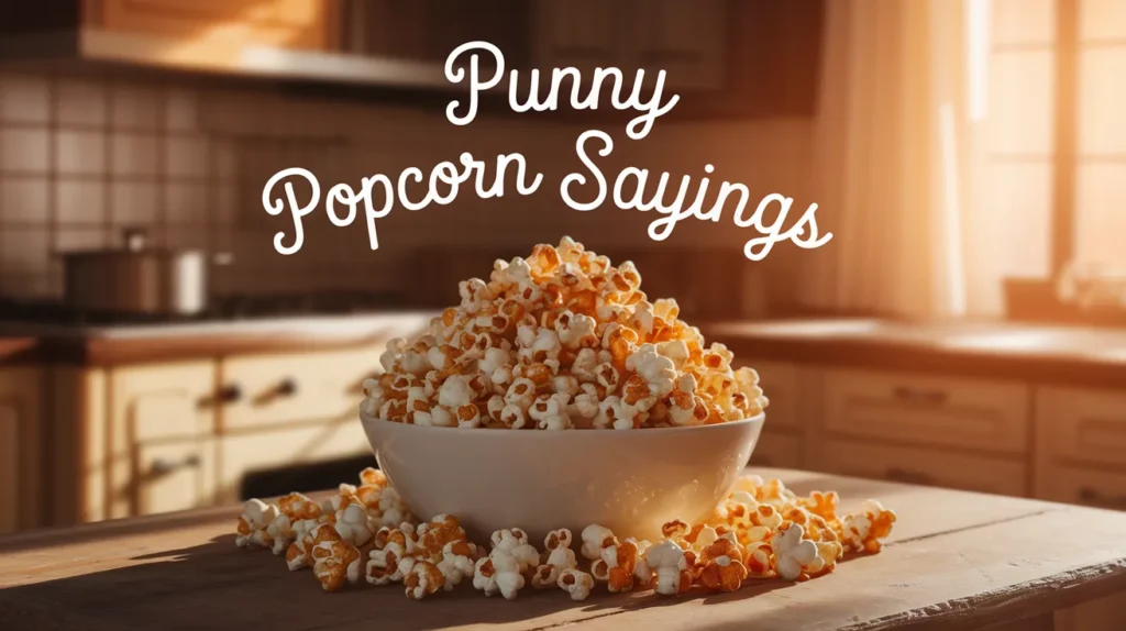 Punny Popcorn Sayings