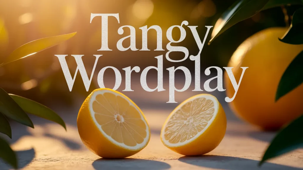 Tangy Wordplay