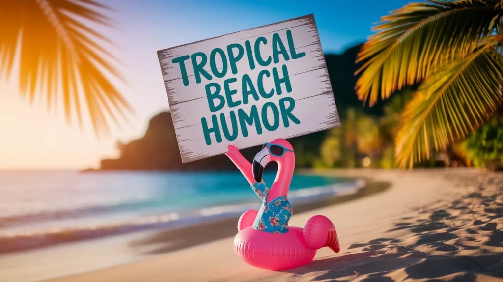 Tropical Beach Humor