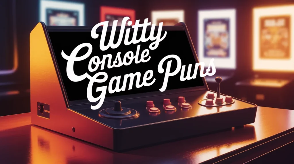 Witty Console Game Puns