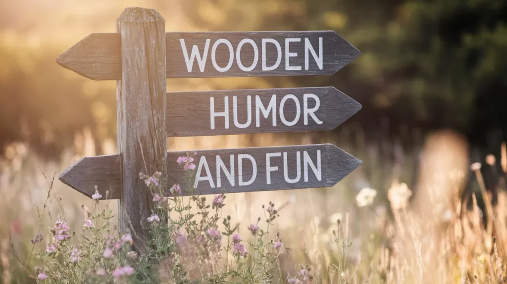 Wooden Humor and Fun