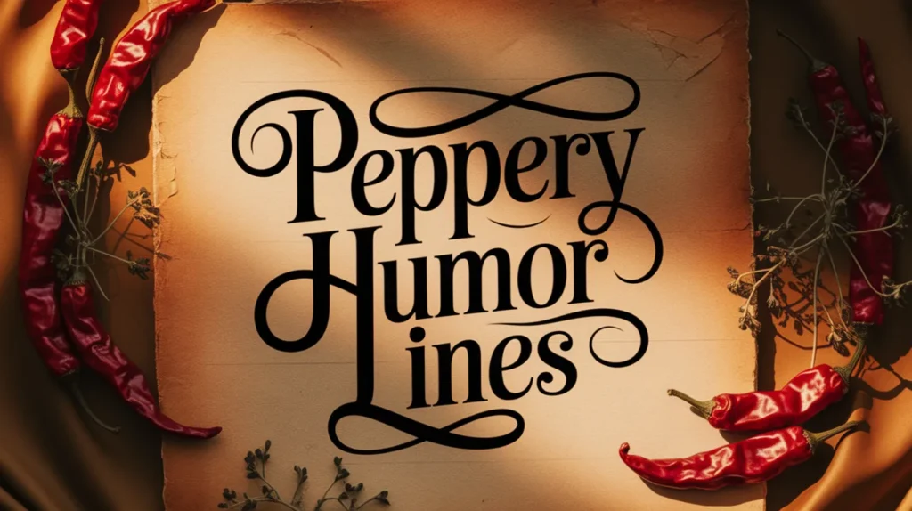 peppery humor lines