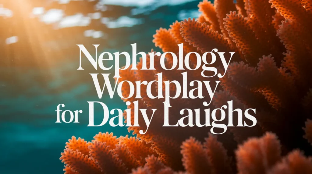 Nephrology Wordplay for Daily Laughs
