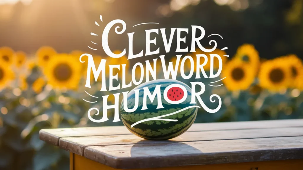 Clever Melon Word Humor