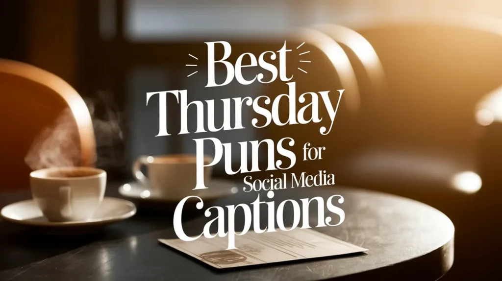 best thursday puns for social media captions