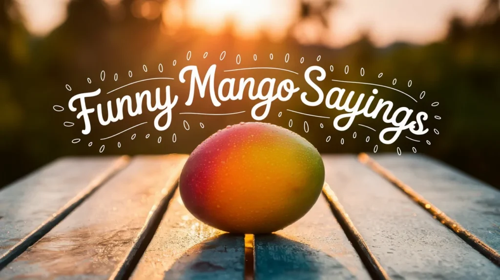 Funny Mango Sayings