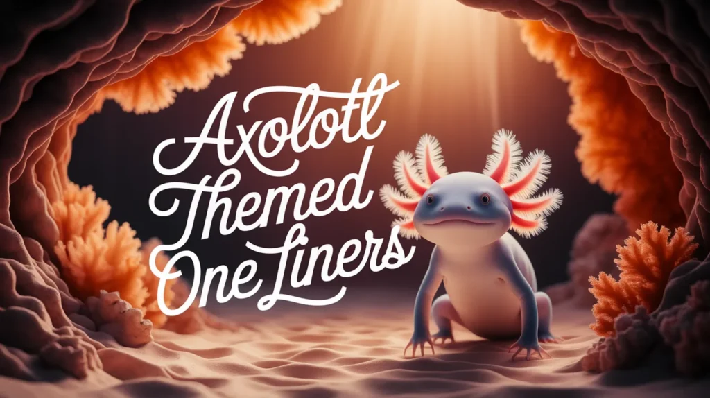 Axolotl Themed One Liners