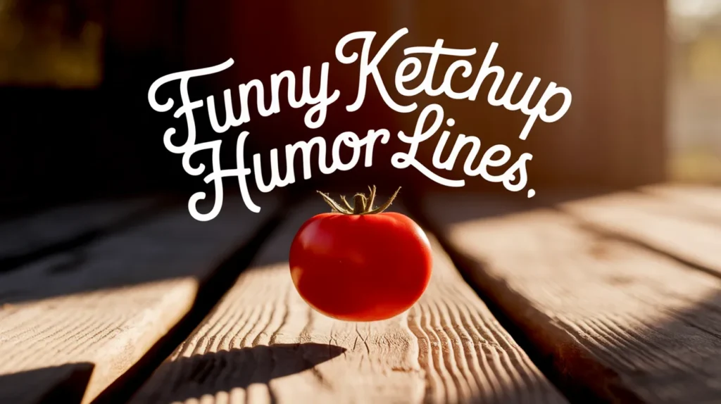 funny ketchup humor lines
