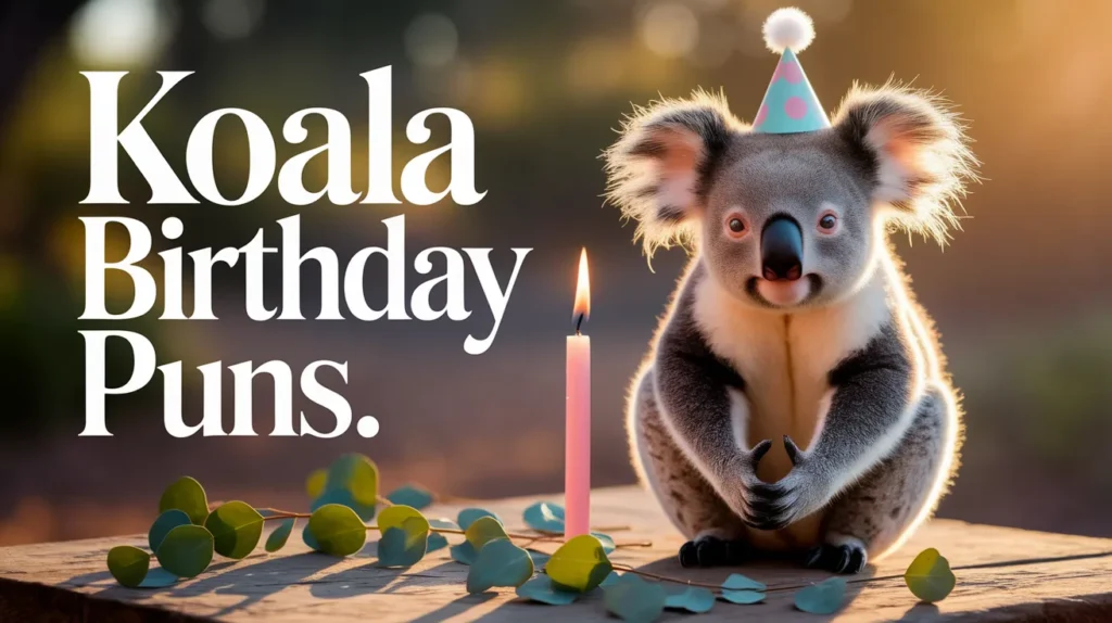 Koala Birthday Puns