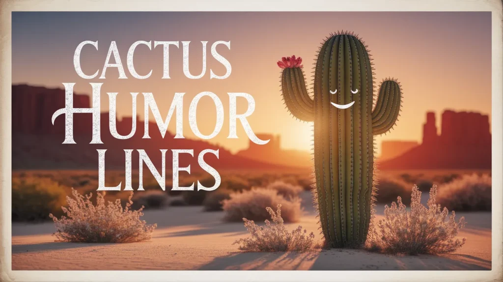 cactus humor lines
