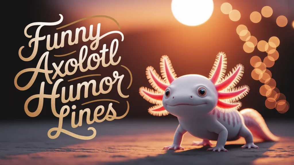 Funny Axolotl Humor Lines