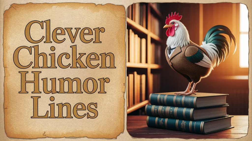 Clever chicken humor lines