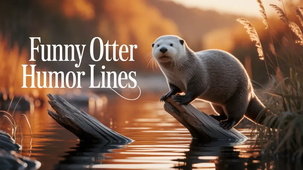 Funny Otter Humor Lines