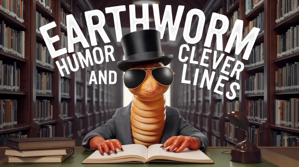 Earthworm Humor and Clever Lines