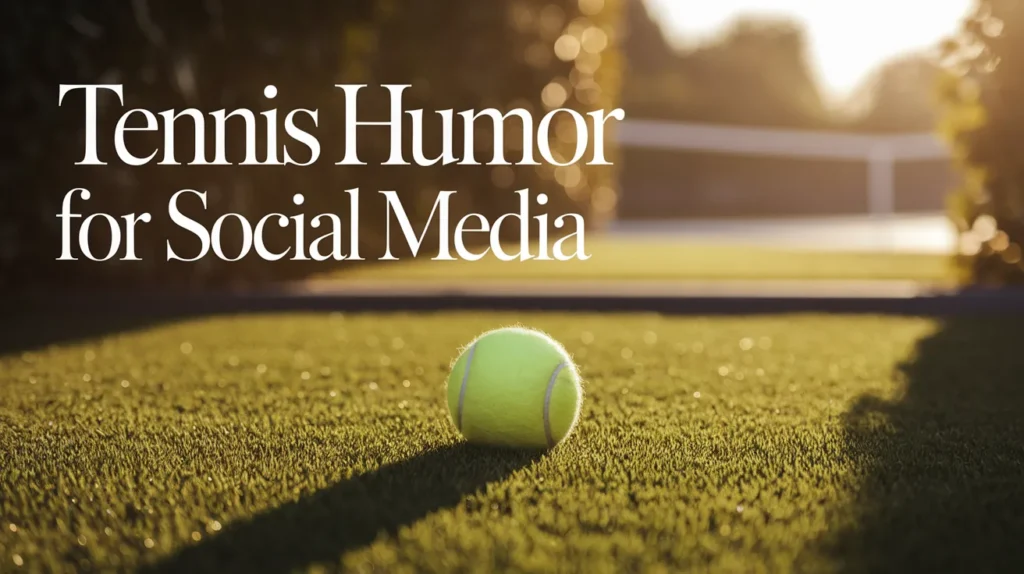 Tennis Humor for Social Media