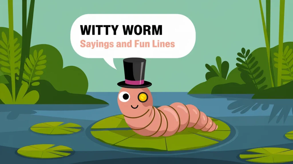 Witty Worm Sayings and Fun Lines