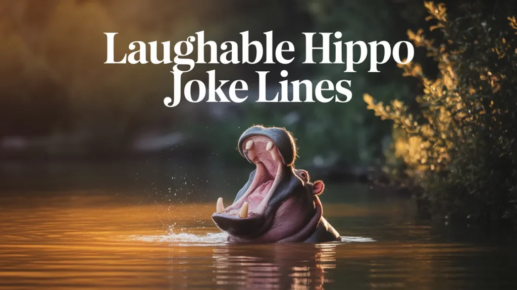 Laughable Hippo Joke Lines