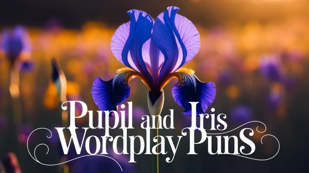 pupil and iris wordplay puns