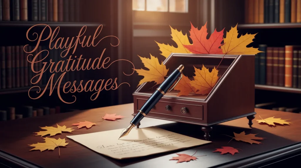 playful gratitude messages