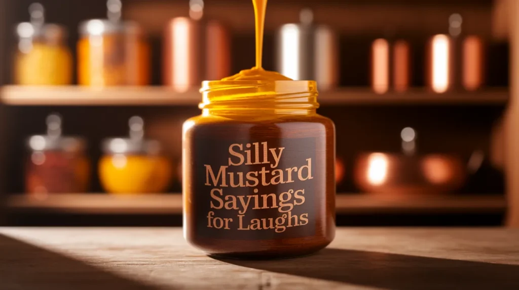 Silly Mustard Sayings for Laughs