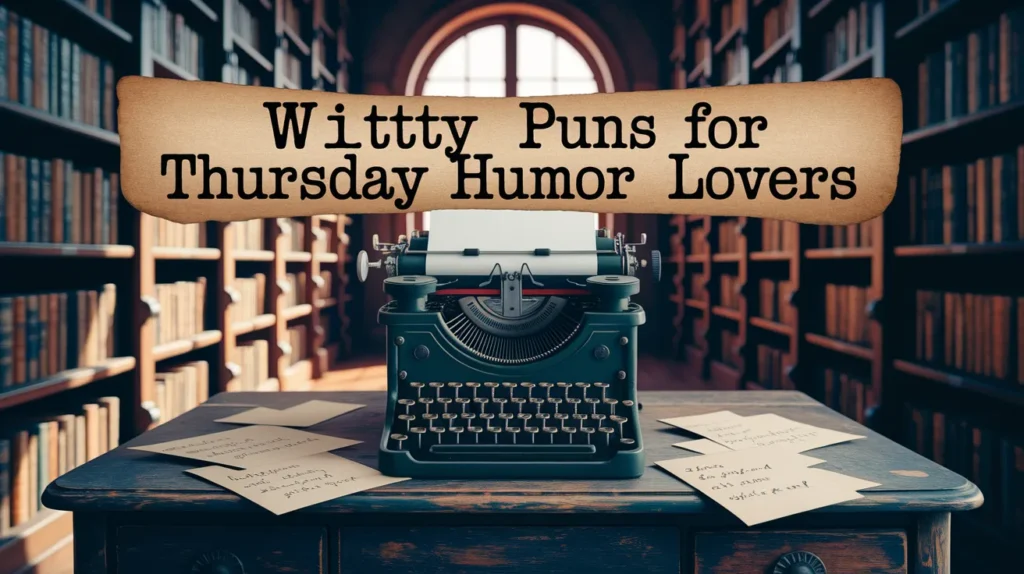 witty puns for thursday humor lovers