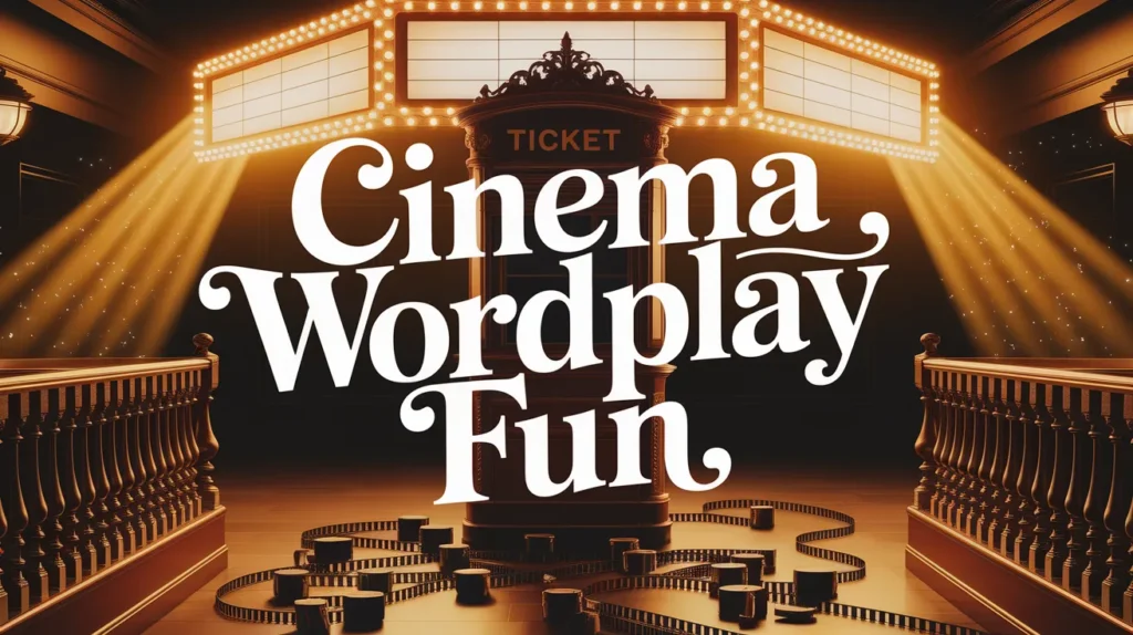cinema wordplay fun