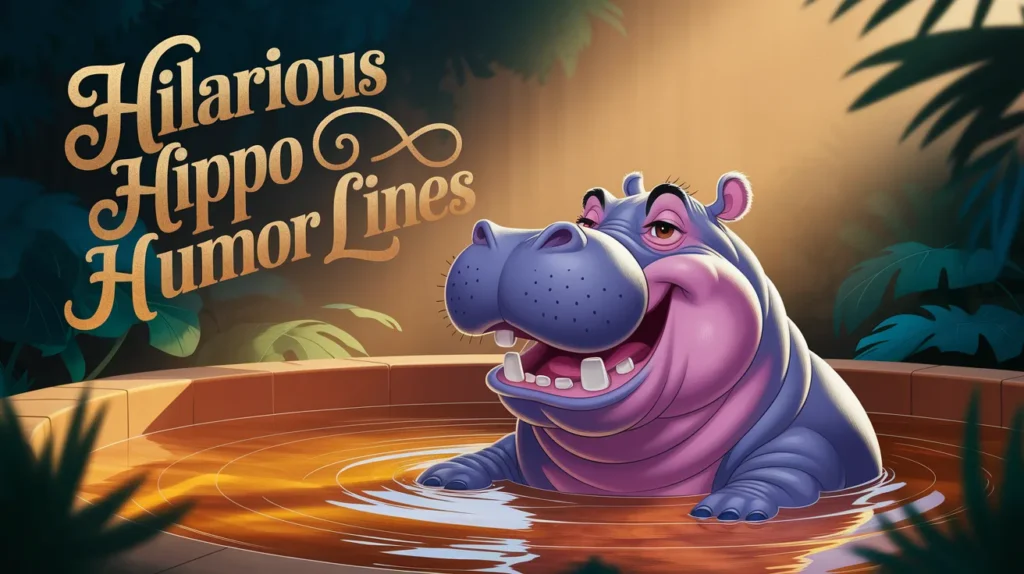 Hilarious Hippo Humor Lines