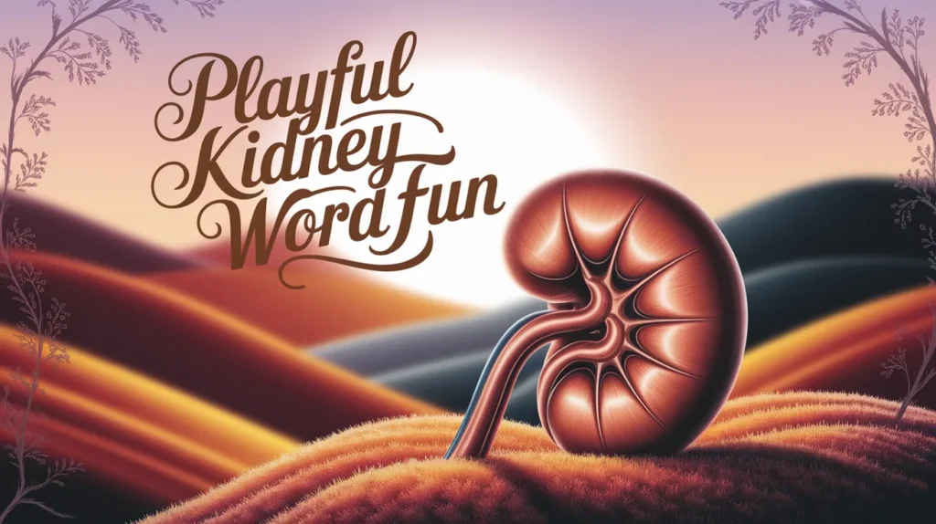 Playful Kidney Word Fun
