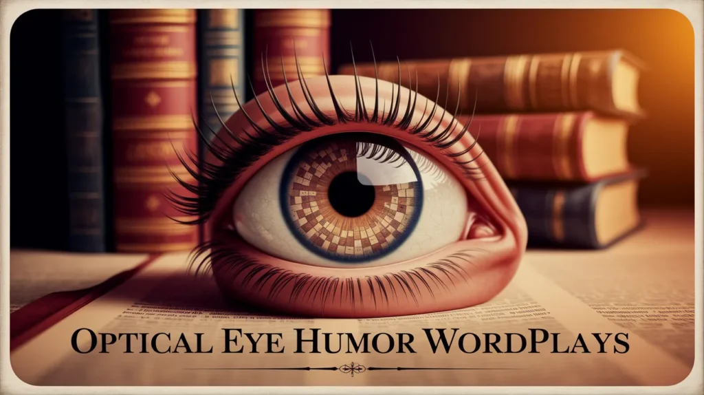 optical eye humor wordplays