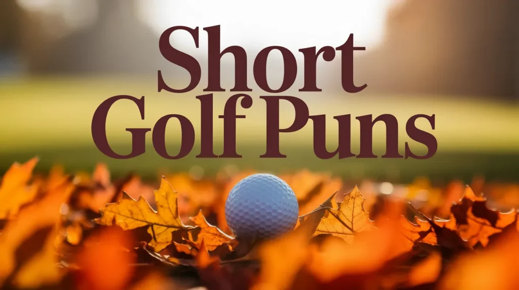 short golf puns