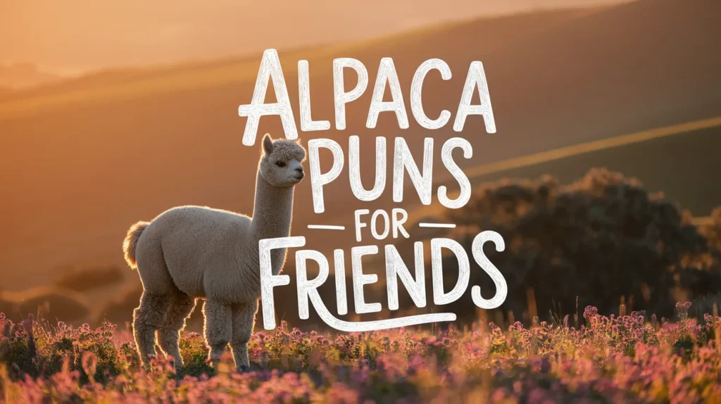 Alpaca puns for friends