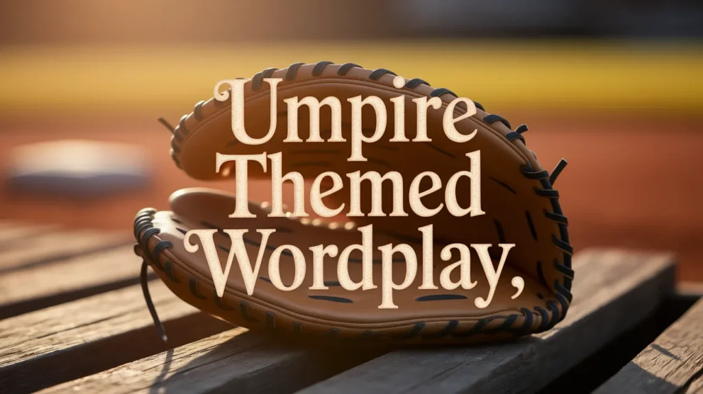 Umpire Themed Wordplay