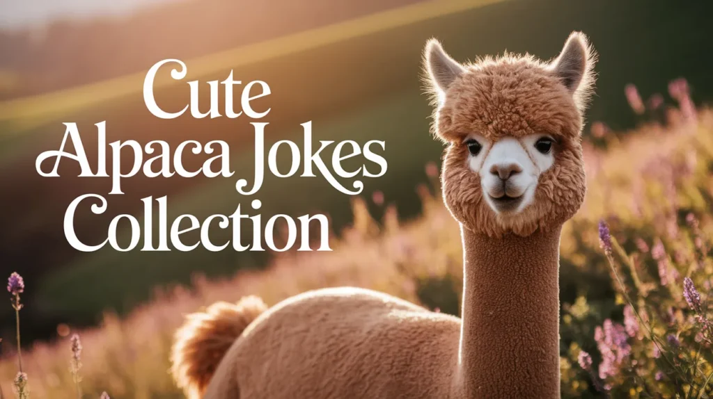 Cute alpaca jokes collection