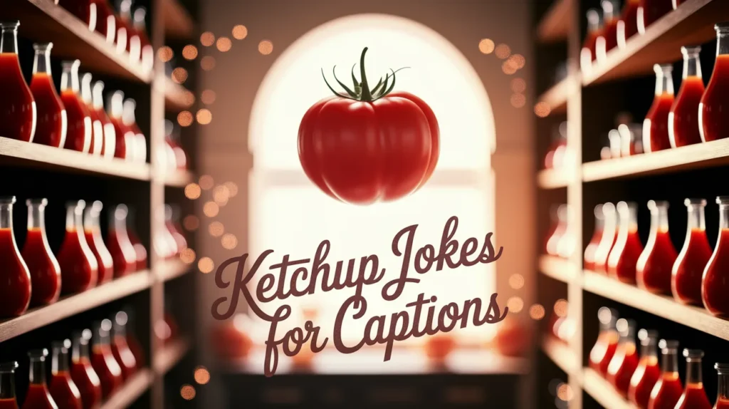ketchup jokes for captions
