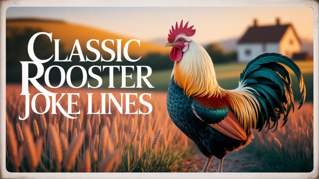Classic rooster joke lines