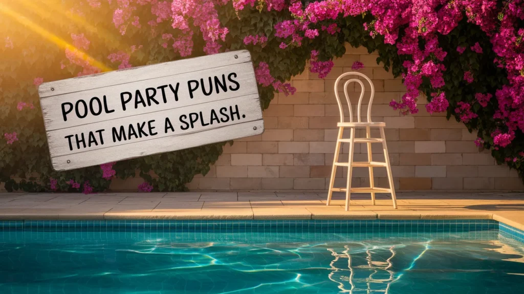 Pool Party Puns That Make a Splash