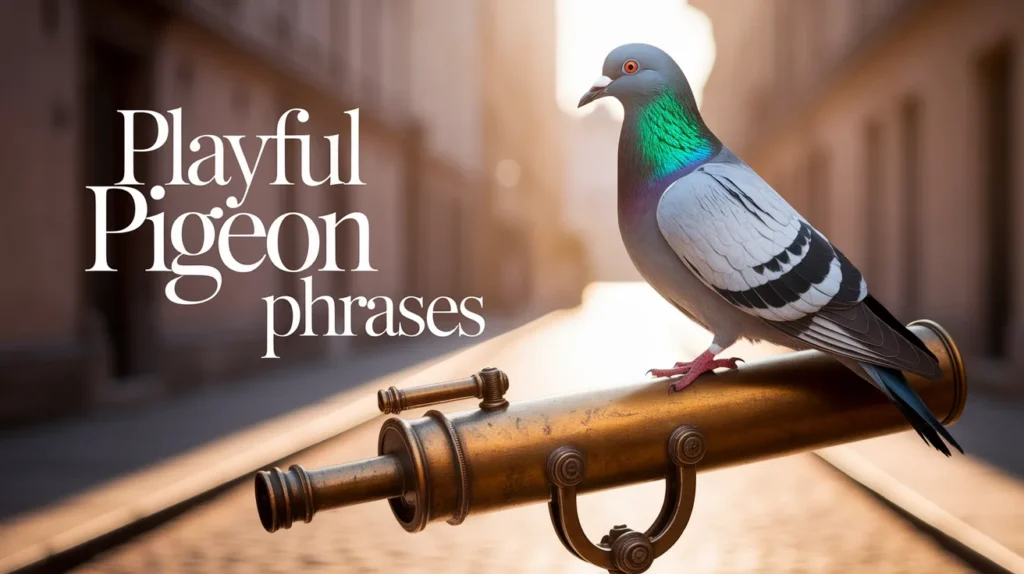 Playful Pigeon Phrases