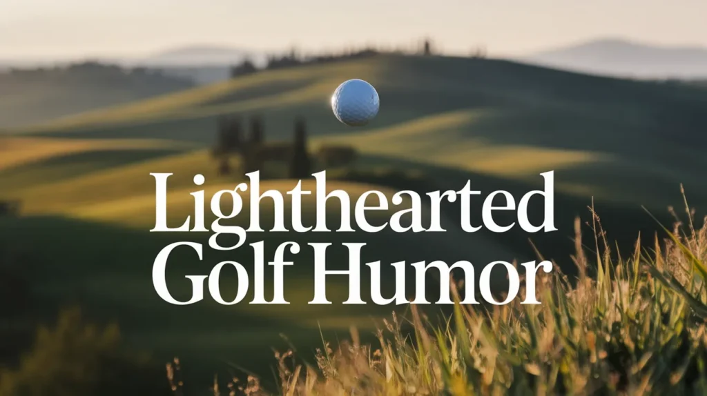 lighthearted golf humor