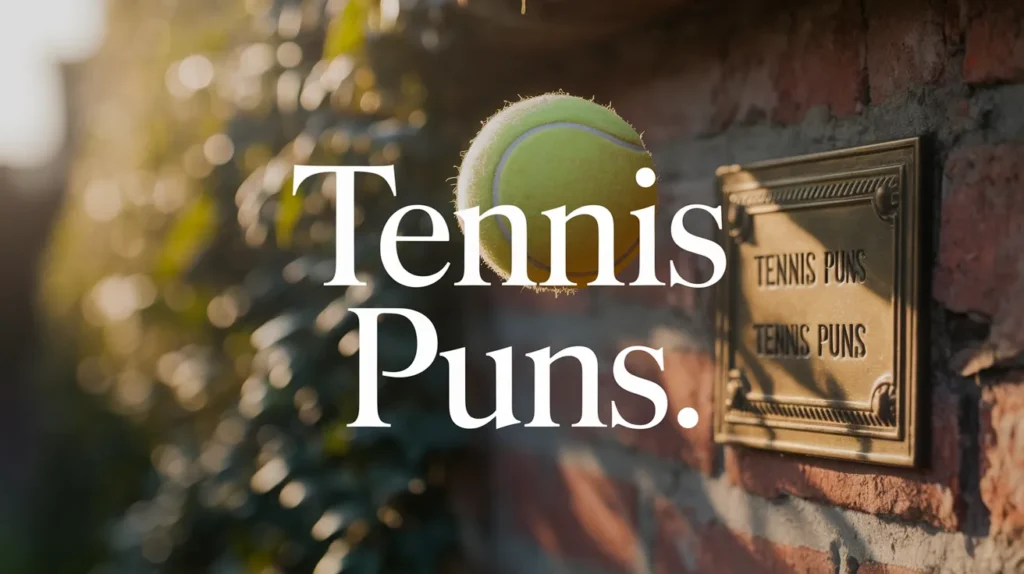 Tennis Puns