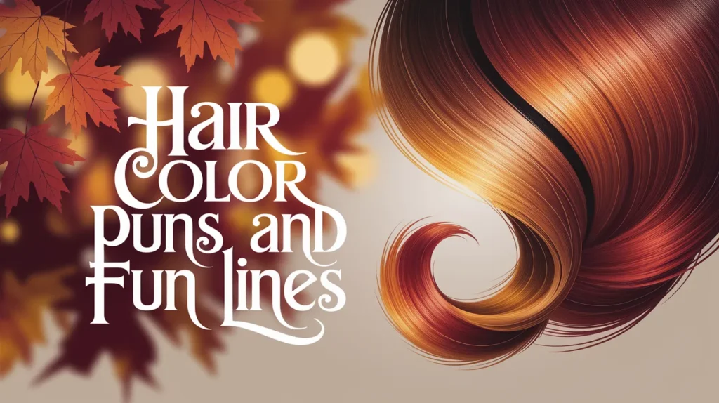 Hair Color Puns and Fun Lines
