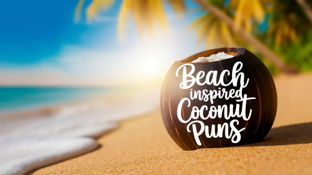 Beach Inspired Coconut Puns